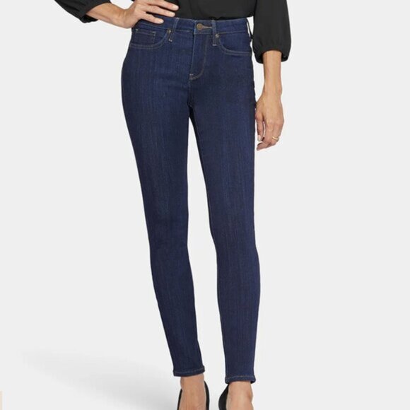 NYDJ Size 16 Skinny Jeans Med Wash High Rise Lift & Tuck Technology - Picture 1 of 7